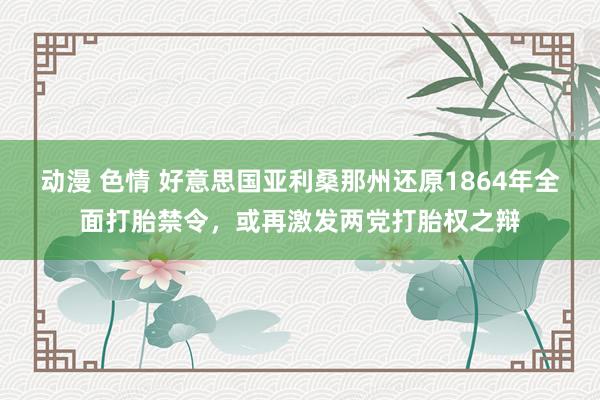 动漫 色情 好意思国亚利桑那州还原1864年全面打胎禁令，或再激发两党打胎权之辩